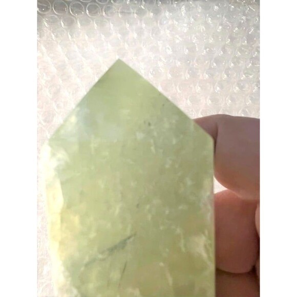 Beautiful Prehnite Tower - Picture 8 of 8